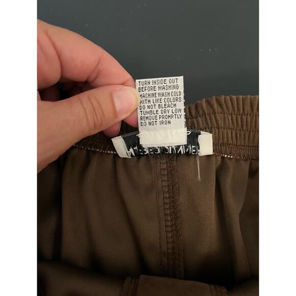 Alfred Dunner Women's Browns Suede Style A-Line Midi Skirt Size 8 Boho Casual - Picture 8 of 9